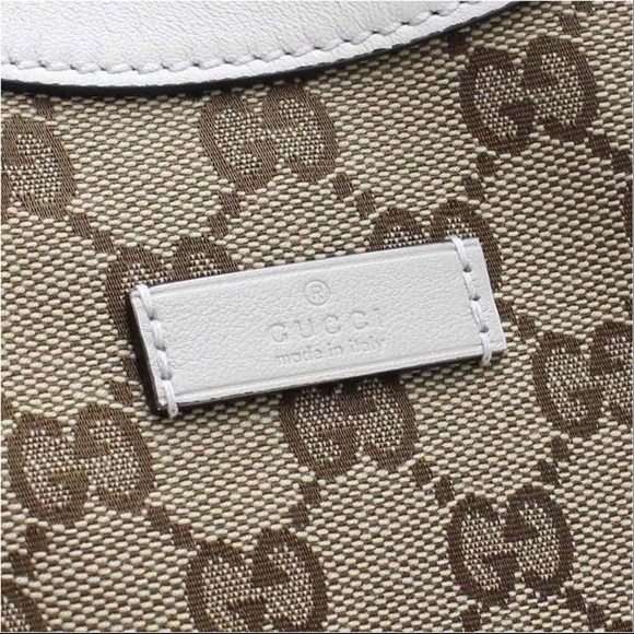Gucci Handbag Supreme Gg Canvas Ebony White Tote - Picture 8 of 15